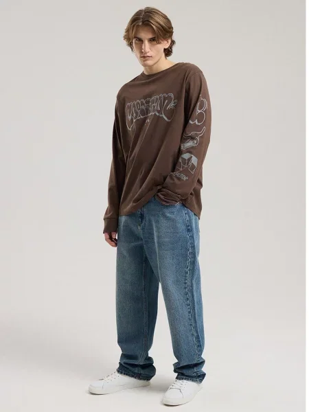 Лонгслив Diverse коричневый