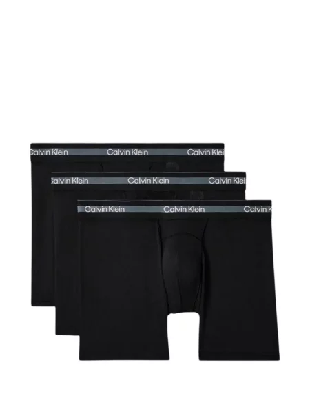 Boxeri Calvin Klein Underwear cu autograf negru