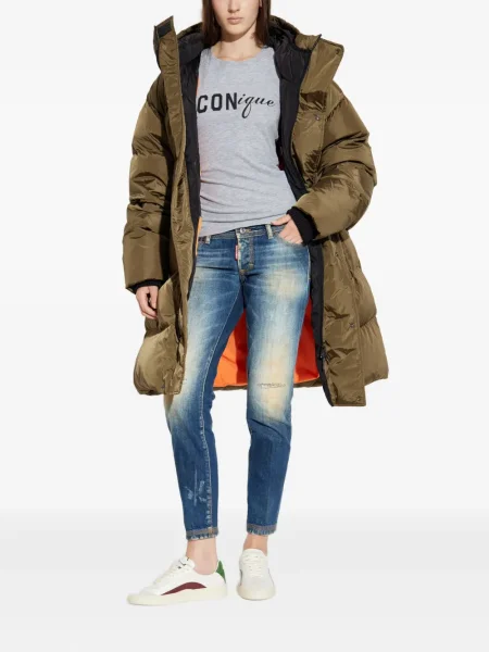Tricou Dsquared2 cu imagine gri