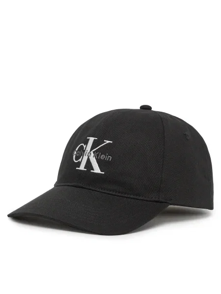 Șapcă Calvin Klein Jeans cu broderie negru