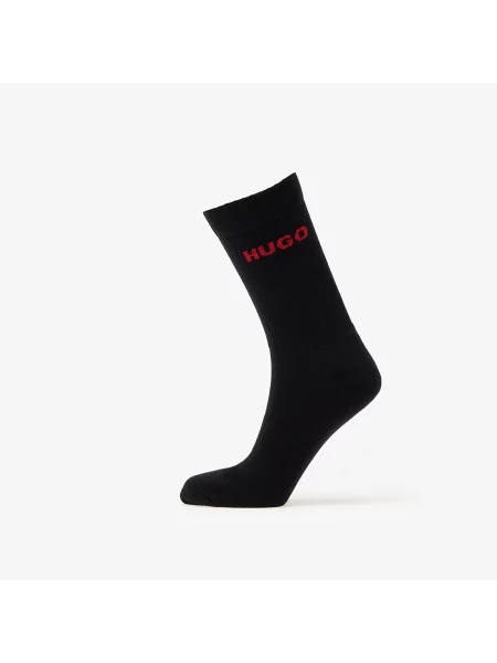 Чорапи Hugo Boss бродирани черно