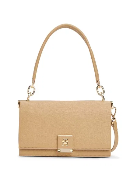 Tommy Hilfiger crossbody kabelka dámska z imitácie kože béžová
