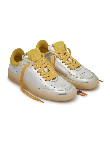 Sneakersy Barracuda skórzane szare