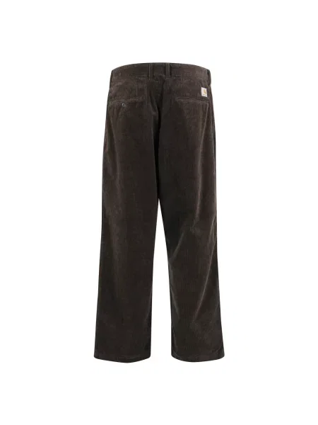 Spodnie Carhartt Wip brązowe