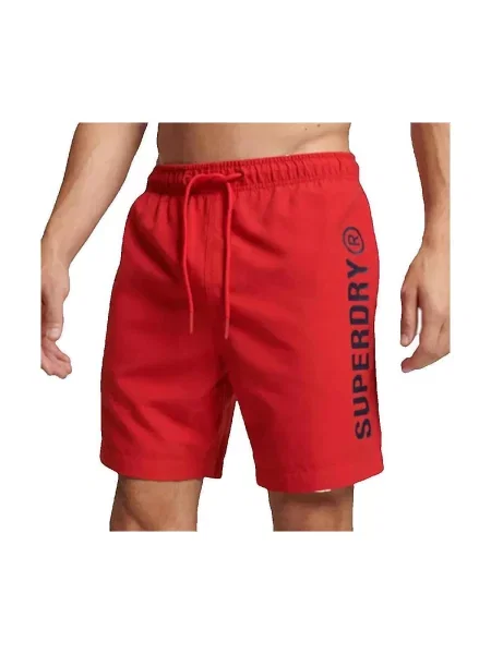Rövid sport rövidnadrág Superdry piros