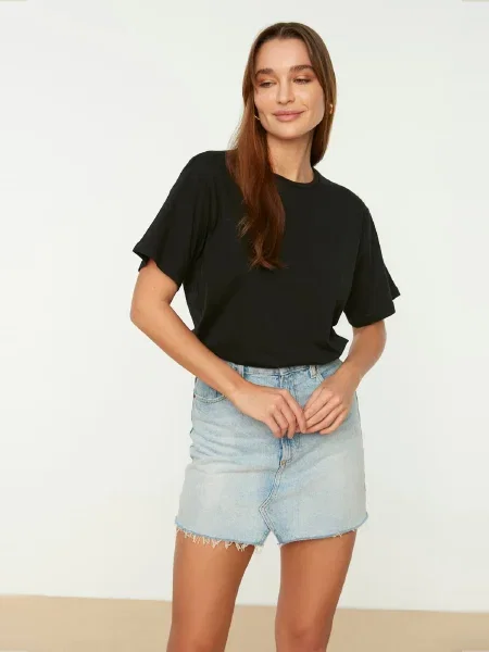 Trendyol Tricou negru