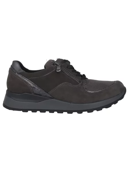 Sneakersy Waldläufer zamszowe szare
