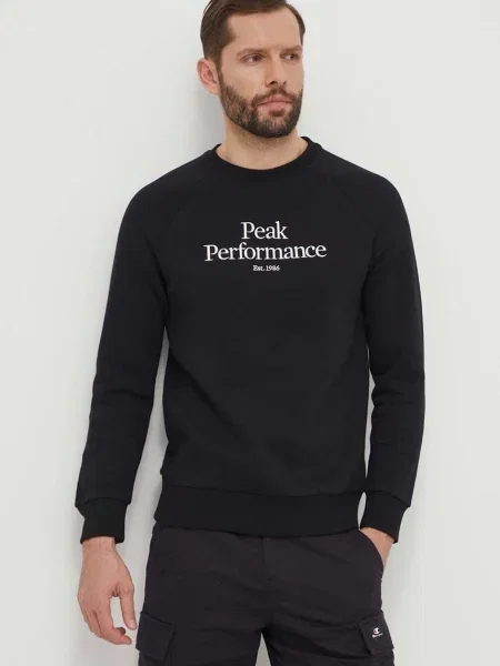 Суитчър Peak Performance с апликация черно