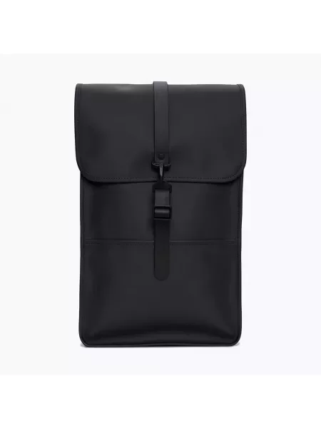 Rains Backpack Black Unisex Plecaki i torby Rains Size: One size czarny