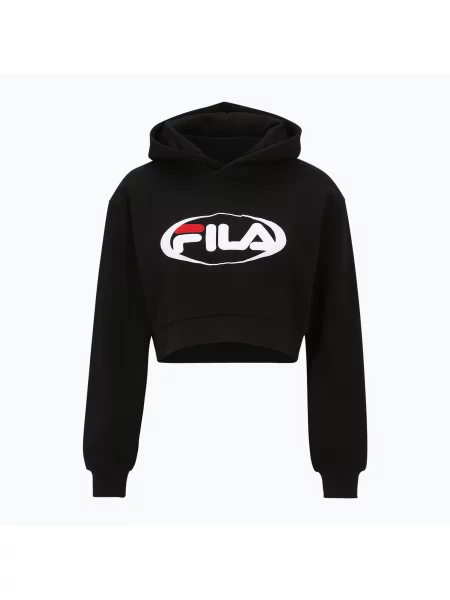 Bluza FILA Lapalisse Cropped Hoody black czarna