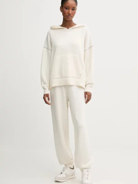 Calvin Klein Underwear spodnie lounge gładkie beżowy