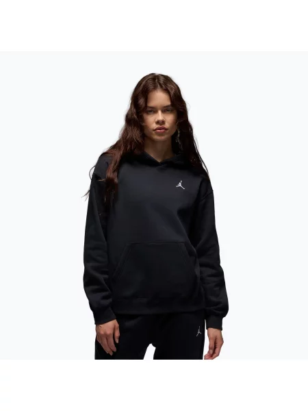 Кофта Nike Jordan Brooklyn Fleece Hoodie black/white білий