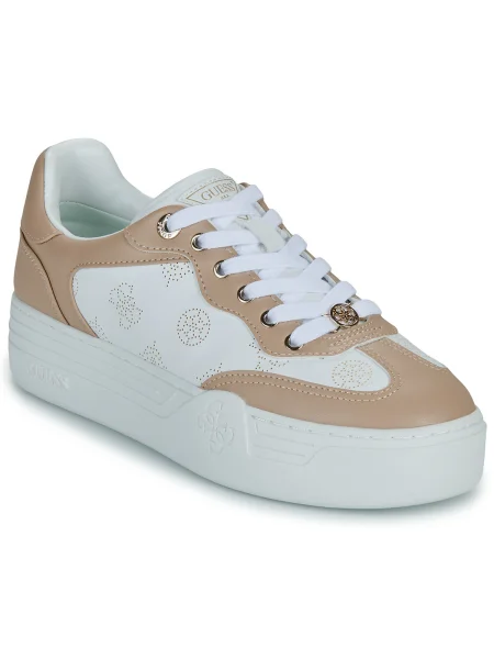 Sneakerși Guess alb