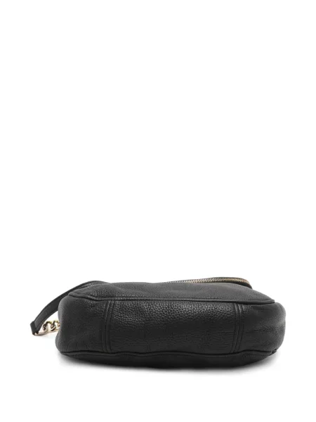 Geantă messenger Michael Michael Kors din canvas mini maro