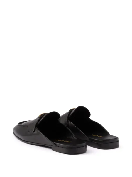 Papuci tip mules Prada din piele negru