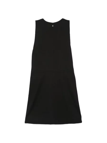 Rochie Dkny fără mâneci cu decolteu în V negru