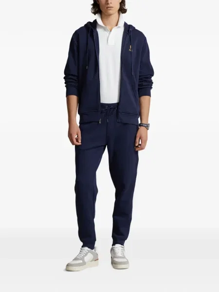 Curea Polo Ralph Lauren tricotate cu autograf cu șireturi albastru
