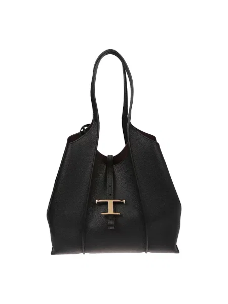 Shopperka Tod's skórzana czarna