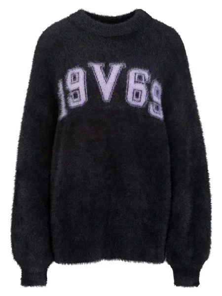 ITALIA Pulover Stella mov lavandă negru