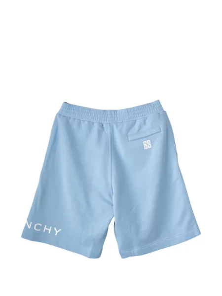 Pantaloni scurți Givenchy cu imagine albastru
