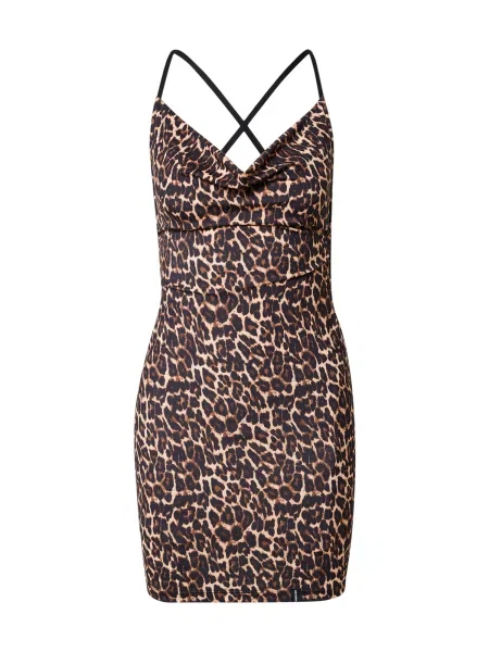 VIERVIER Rochie de vară Jasmin maro maro deschis negru