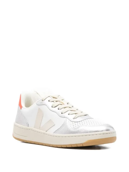 Sneakerși Veja V-10 din piele alb