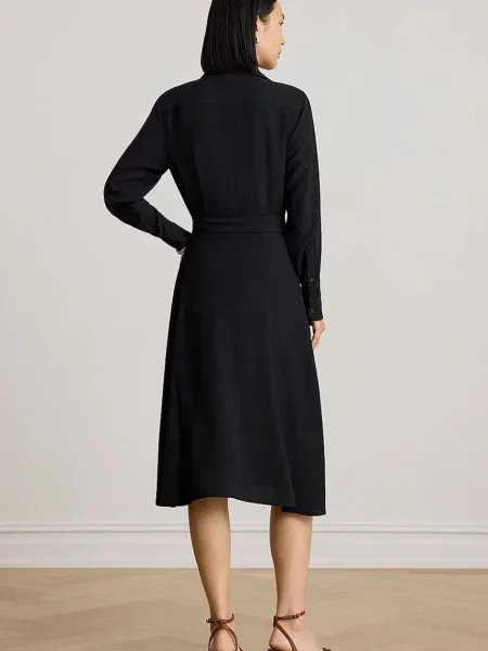 Lauren Ralph Lauren rochie evazată negru