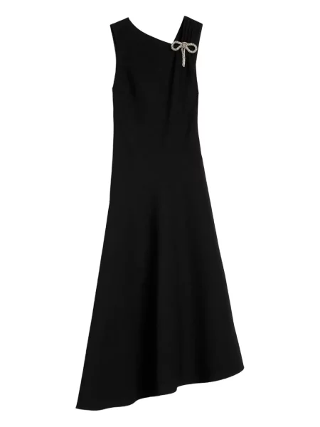 Rochie Jil Sander cu funde de costum negru