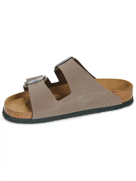 Pantofle Birkenstock s přezkou hnědé