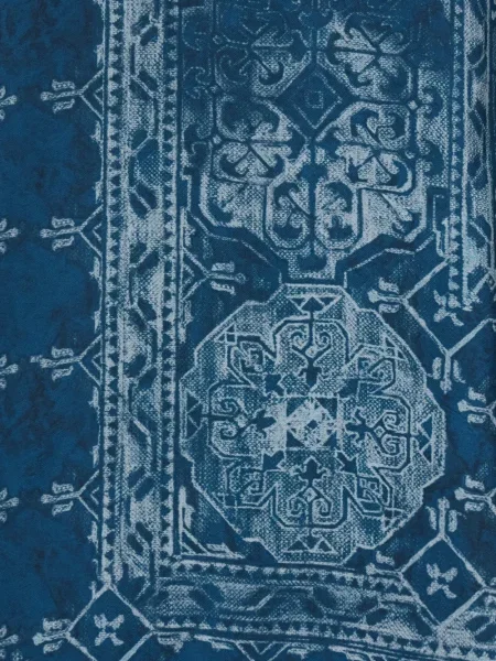 Sukienka midi Momoni z dekoltem w serek do kolan garniturowa niebieska