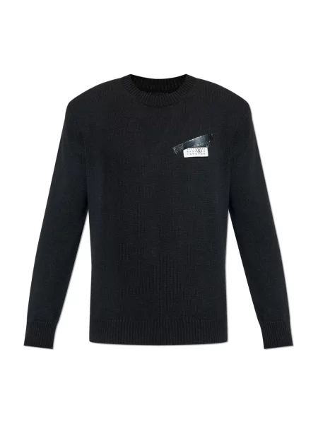 Maison Margiela sweter wełniany czarny