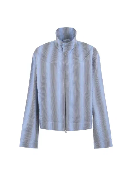 Kurtka Dries Van Noten niebieska