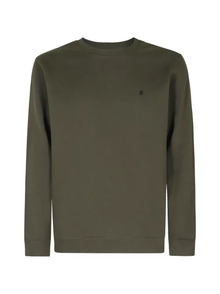 Hanorac crewneck Dondup cu decolteu rotund verde