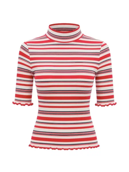 Tricou Tommy Hilfiger roșu