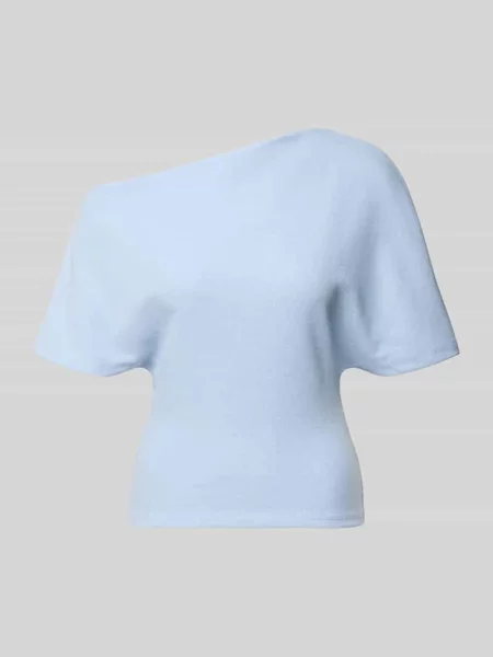 T-shirt o kroju regular fit w asymetrycznym kroju Gina Tricot
