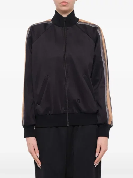 Geacă Marc Jacobs cu dungi negru