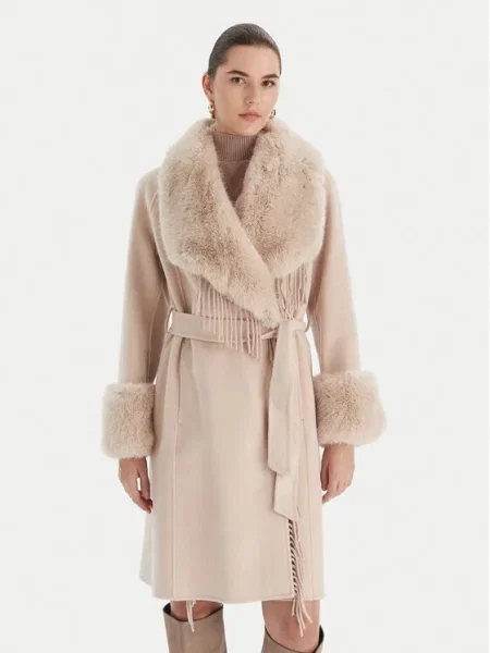 Marciano Guess Вълнено палто бежов