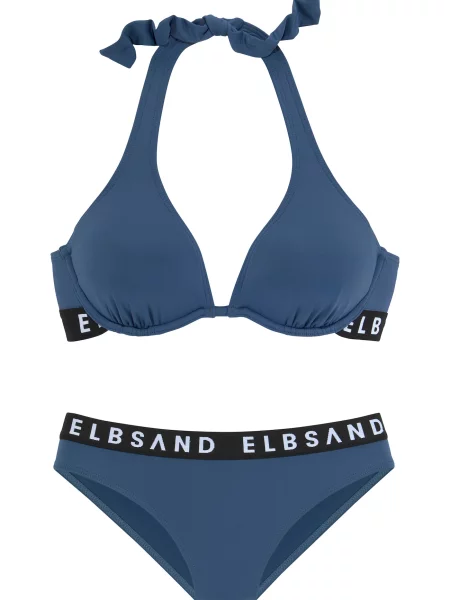 Elbsand Costum de baie două piese safir negru
