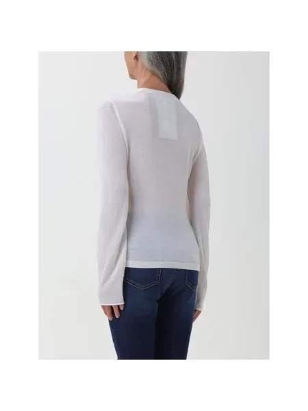 Sweter Pinko z siateczki biały
