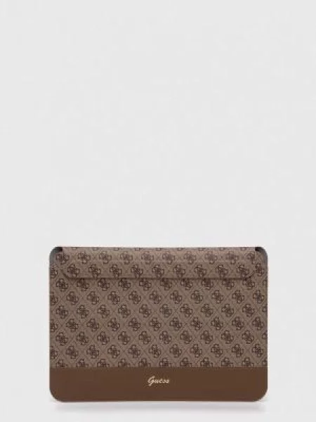 Guess Torba za laptop Sleeve smeđa