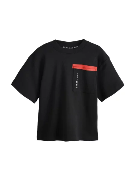 Baker by Ted Baker Tricou roșu / negru alb