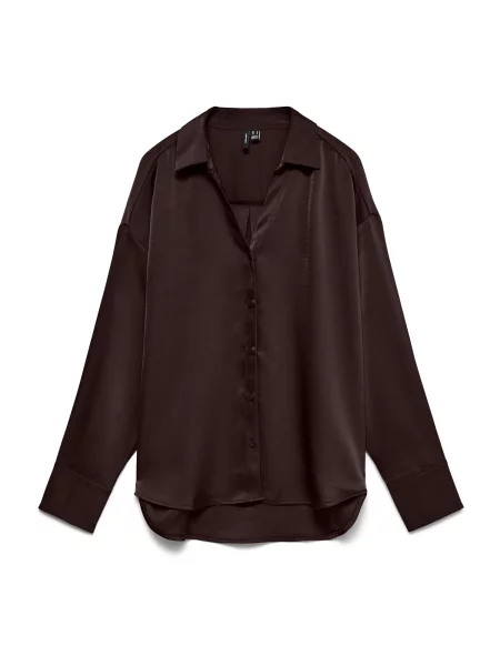 VERO MODA Bluză VMMiro închis maro