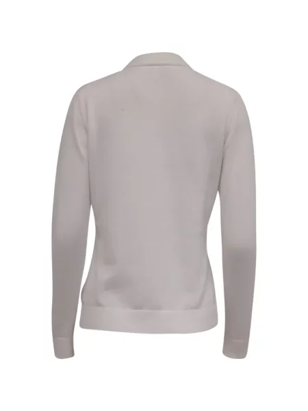 Svetr Brooks Brothers s výstřihem do v bílý