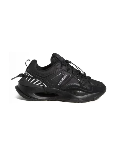 Sneakersy Bikkembergs skórzane czarne