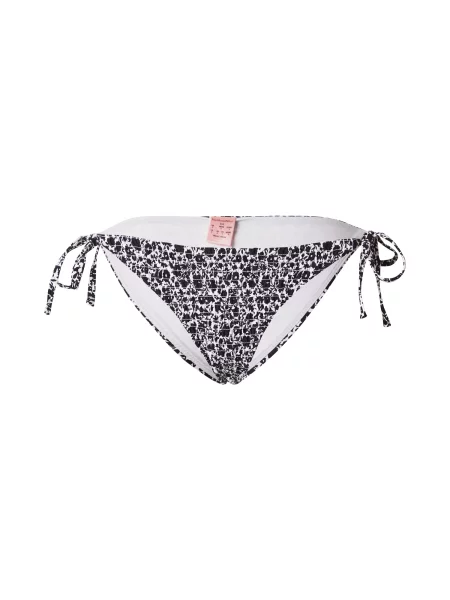 Hunkemöller Bikinio kelnaitės Lobos juoda balta