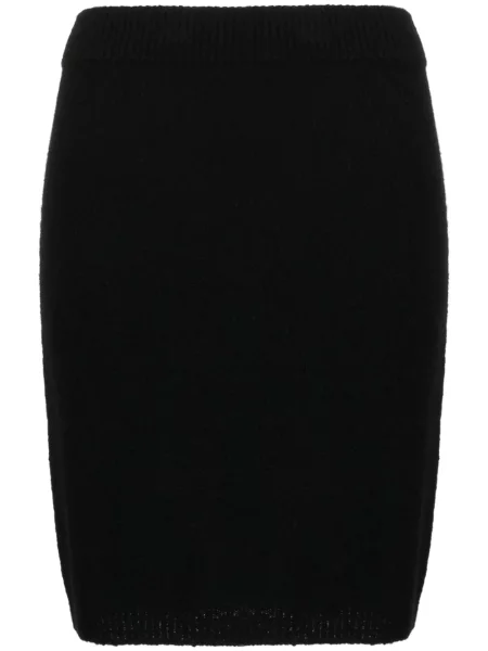 Fustă Cashmere In Love din cașmir negru