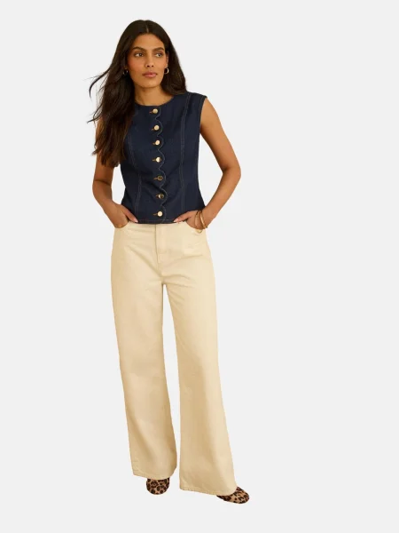 Love & roses Brezrokavnik mornarska