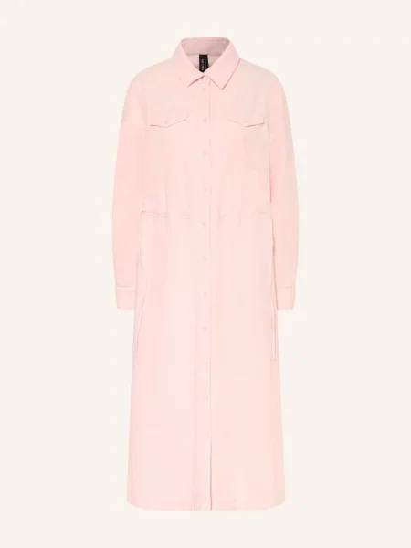 Marc Cain Šaty Ve Stylu Košile Z Manšestru chalk pink