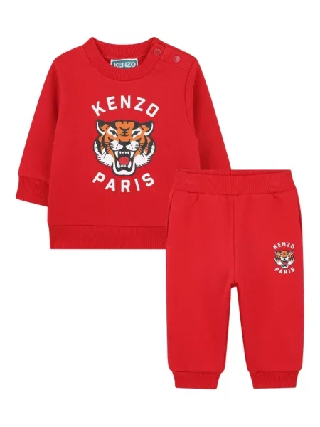 Komplet dresowy dziecięcy Kenzo czerwony