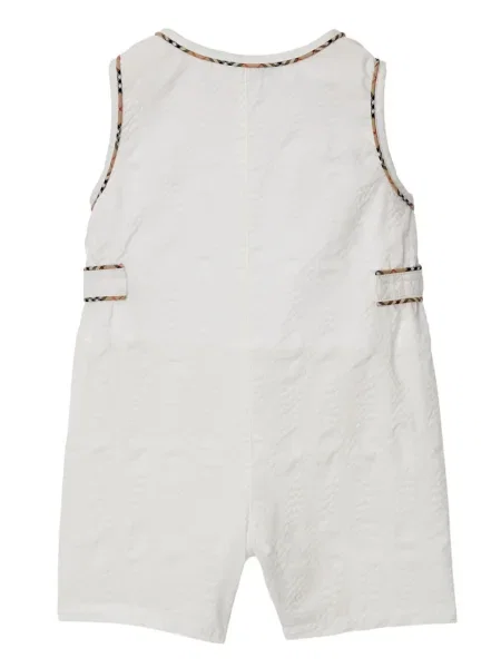 Кариран пуловер Ombre Clothing бяло